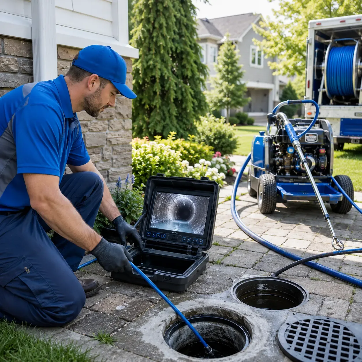 Outdoor drain cleaning professionals serving Eleva, WI
